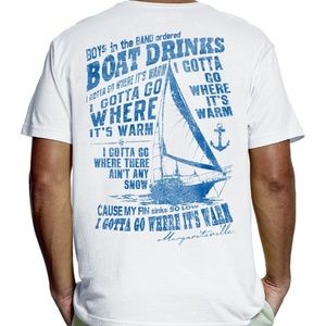 Margaritaville T-Shirt Boat Drinks Gotta Go Large